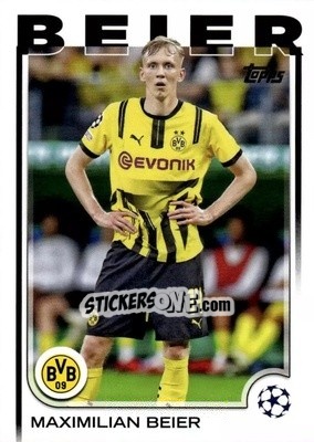 Sticker Maximilian Beier - UEFA Club Competitions 2024-2025
 n. 159 - Topps