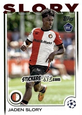 Sticker Jaden Slory - UEFA Club Competitions 2024-2025
 n. 160 - Topps