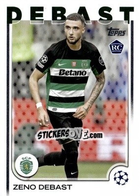 Sticker Zeno Debast - UEFA Club Competitions 2024-2025
 n. 177 - Topps