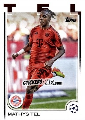 Sticker Mathys Tel - UEFA Club Competitions 2024-2025
 n. 179 - Topps