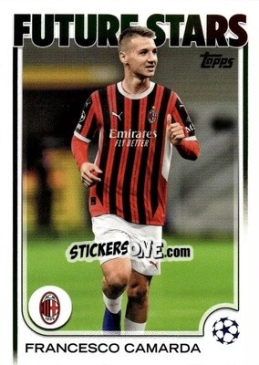Sticker Francesco Camarda - UEFA Club Competitions 2024-2025
 n. 183 - Topps