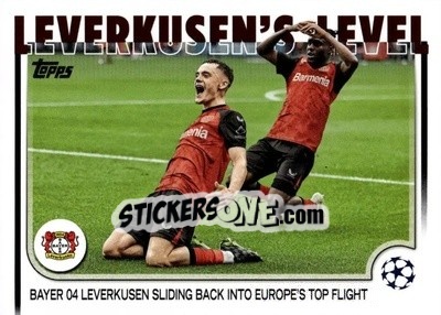 Sticker Bayer 04 Leverkusen - UEFA Club Competitions 2024-2025
 n. 186 - Topps