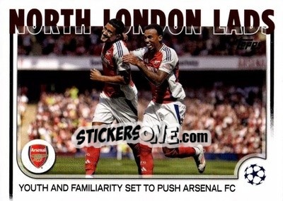 Sticker Arsenal FC - UEFA Club Competitions 2024-2025
 n. 187 - Topps