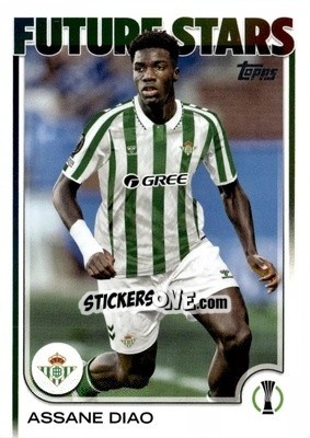 Sticker Assane Diao - UEFA Club Competitions 2024-2025
 n. 188 - Topps