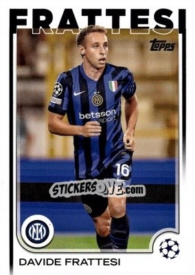 Sticker Davide Frattesi - UEFA Club Competitions 2024-2025
 n. 195 - Topps