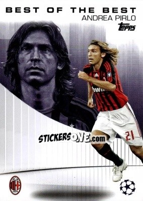 Sticker Andrea Pirlo - UEFA Club Competitions 2024-2025
 n. BOTB-2 - Topps