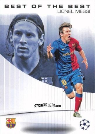 Sticker Lionel Messi - UEFA Club Competitions 2024-2025
 n. BOTB-4 - Topps