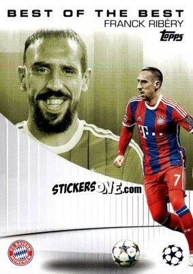 Sticker Franck Ribéry - UEFA Club Competitions 2024-2025
 n. BOTB-7 - Topps