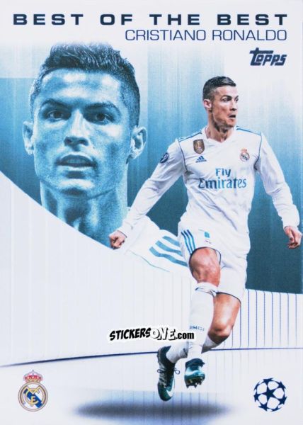 Sticker Cristiano Ronaldo - UEFA Club Competitions 2024-2025
 n. BOTB-14 - Topps