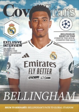 Figurina Jude Bellingham - UEFA Club Competitions 2024-2025
 n. CS-1 - Topps