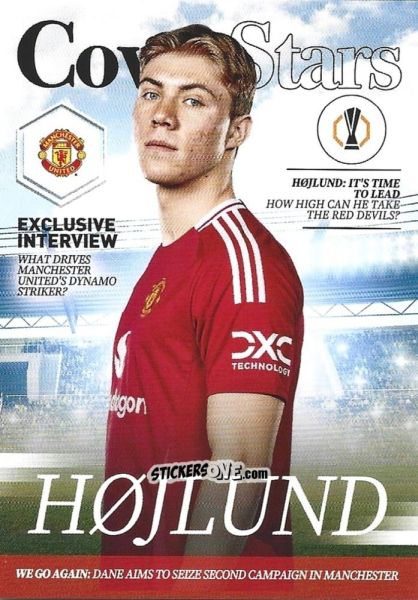 Sticker Rasmus Højlund - UEFA Club Competitions 2024-2025
 n. CS-5 - Topps