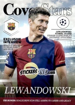 Sticker Robert Lewandowski - UEFA Club Competitions 2024-2025
 n. CS-14 - Topps