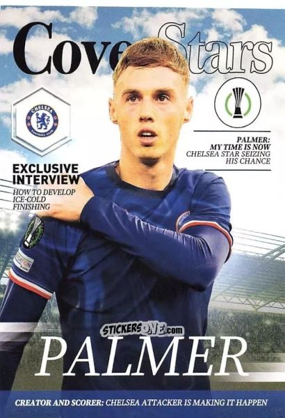Sticker Cole Palmer - UEFA Club Competitions 2024-2025
 n. CS-15 - Topps