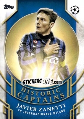 Sticker Javier Zanetti - UEFA Club Competitions 2024-2025
 n. HC-7 - Topps