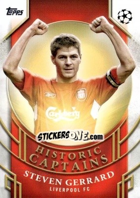Sticker Steven Gerrard - UEFA Club Competitions 2024-2025
 n. HC-9 - Topps