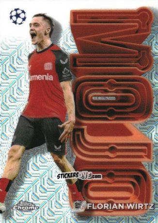 Cromo Florian Wirtz - UEFA Club Competitions 2024-2025
 n. MJ-5 - Topps
