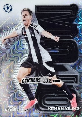 Sticker Kenan Yildiz - UEFA Club Competitions 2024-2025
 n. MJ-17 - Topps