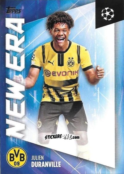 Cromo Julien Duranville - UEFA Club Competitions 2024-2025
 n. NE-7 - Topps