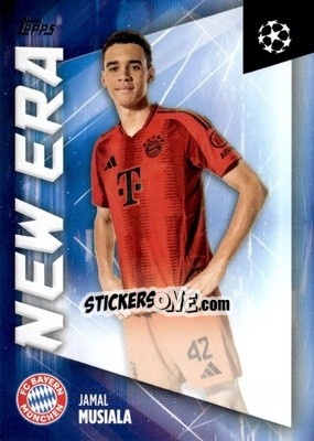 Sticker Jamal Musiala - UEFA Club Competitions 2024-2025
 n. NE-11 - Topps