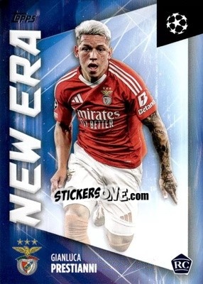 Sticker Gianluca Prestianni - UEFA Club Competitions 2024-2025
 n. NE-14 - Topps