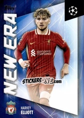 Sticker Harvey Elliott - UEFA Club Competitions 2024-2025
 n. NE-16 - Topps