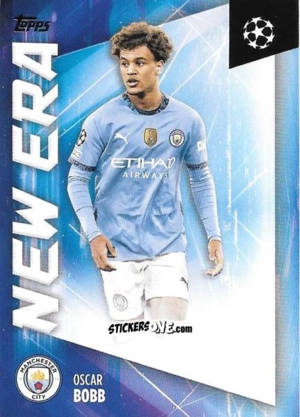 Sticker Oscar Bobb - UEFA Club Competitions 2024-2025
 n. NE-17 - Topps