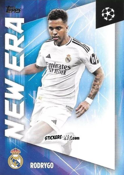 Sticker Rodrygo - UEFA Club Competitions 2024-2025
 n. NE-22 - Topps