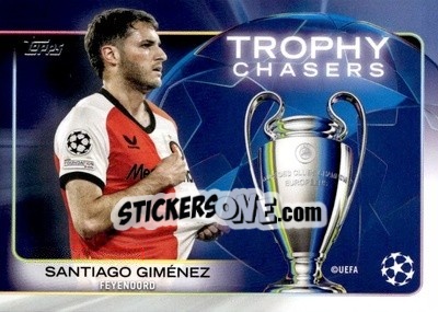 Sticker Santiago Giménez - UEFA Club Competitions 2024-2025
 n. RF-10 - Topps