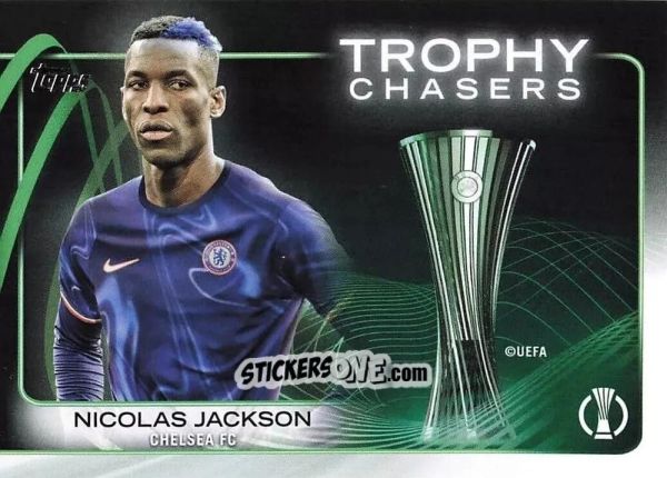 Sticker Nicolas Jackson - UEFA Club Competitions 2024-2025
 n. RF-12 - Topps