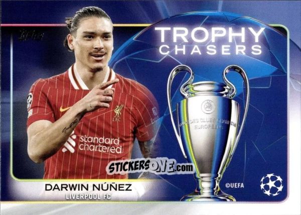 Figurina Darwin Núñez - UEFA Club Competitions 2024-2025
 n. RF-14 - Topps