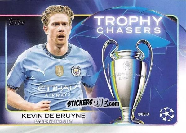 Sticker Kevin De Bruyne - UEFA Club Competitions 2024-2025
 n. RF-15 - Topps