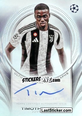 Sticker Timothy Weah - UEFA Club Competitions 2024-2025
 n. USA-TW - Topps