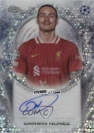 Cromo Darwin Núñez - UEFA Club Competitions 2024-2025
 n. USCA-DN - Topps