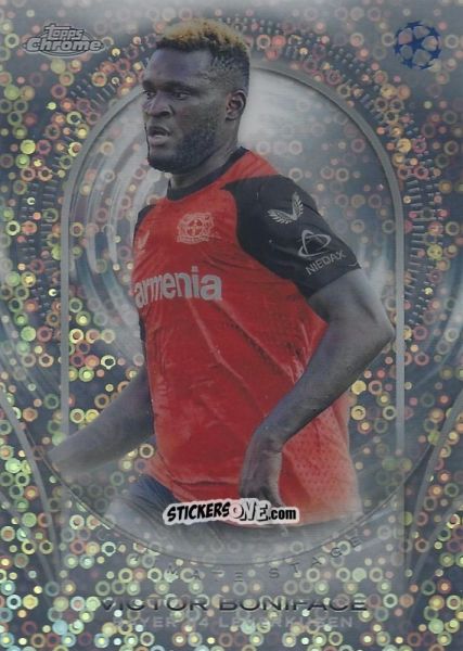 Sticker Victor Boniface - UEFA Club Competitions 2024-2025
 n. USC-10 - Topps