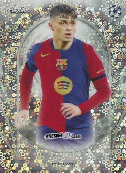 Sticker Pedri - UEFA Club Competitions 2024-2025
 n. USC-14 - Topps