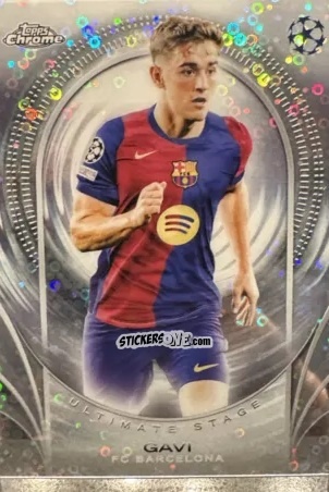 Figurina Gavi - UEFA Club Competitions 2024-2025
 n. USC-13 - Topps