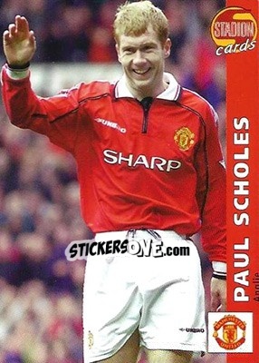 Sticker Paul Scholes - Stadion Cards 2000-2005 n. 211 - Stadion Cards