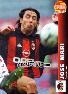 Sticker Jose Mari - Stadion Cards 2000-2005 n. 212 - Stadion Cards