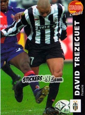 Sticker David Trezeguet - Stadion Cards 2000-2005 n. 213 - Stadion Cards