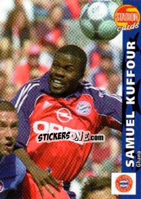Cromo Samuel Kuffour - Stadion Cards 2000-2005 n. 265 - Stadion Cards