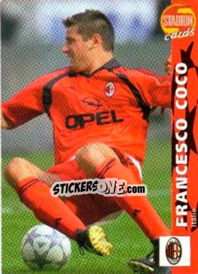 Sticker Francesco Coco - Stadion Cards 2000-2005 n. 267 - Stadion Cards