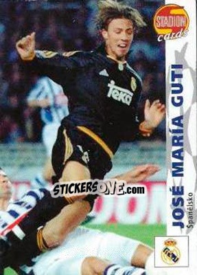 Sticker Jose Maria Guti - Stadion Cards 2000-2005 n. 275 - Stadion Cards