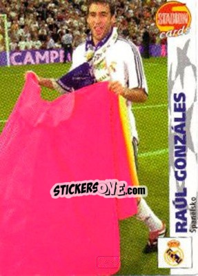 Sticker Raul González - Stadion Cards 2000-2005 n. 278 - Stadion Cards
