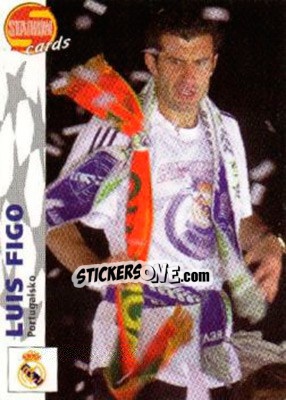 Sticker Luis Figo - Stadion Cards 2000-2005 n. 279 - Stadion Cards