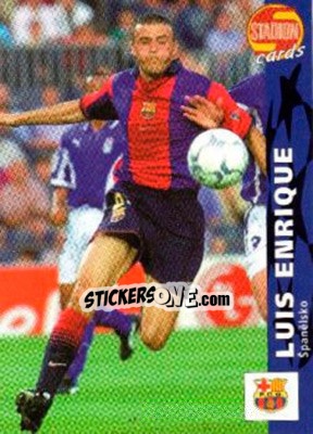 Sticker Luis Enrique - Stadion Cards 2000-2005 n. 281 - Stadion Cards