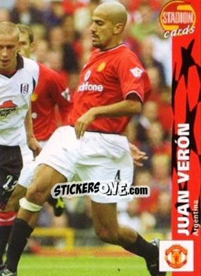 Sticker Juan Sebastian Veron - Stadion Cards 2000-2005 n. 305 - Stadion Cards
