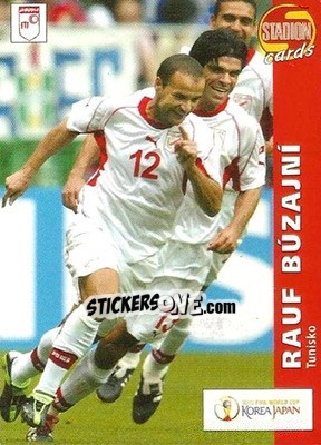 Sticker Raouf Bouzaiene - Stadion Cards 2000-2005 n. 408 - Stadion Cards
