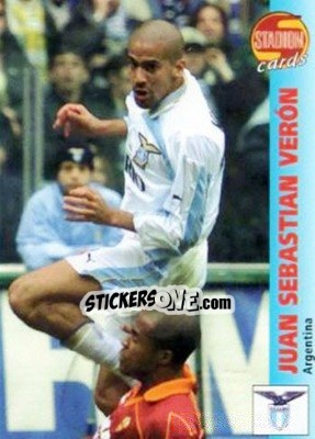 Sticker Juan Sebastian Veron - Stadion Cards 2000-2005 n. 22 - Stadion Cards