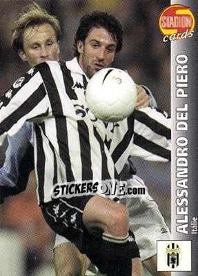 Sticker Alessandro Del Piero - Stadion Cards 2000-2005 n. 26 - Stadion Cards