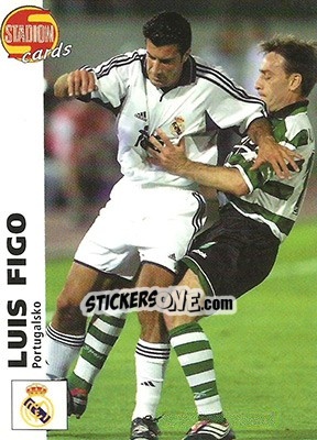 Sticker Luis Figo - Stadion Cards 2000-2005 n. 30 - Stadion Cards